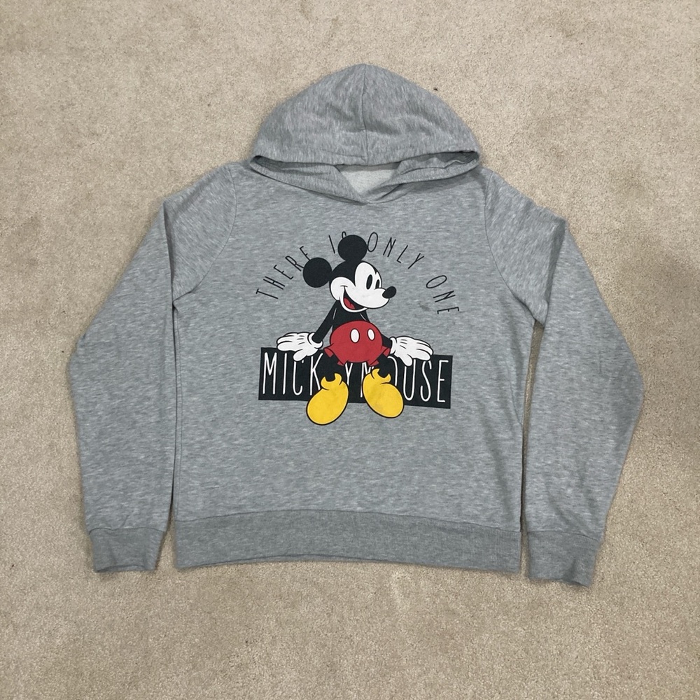 Disney Gray Mickey Mouse Hoodie